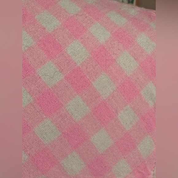 J Crew Gingham Checkered Button Up Boy Shirt  Barbie Pink & White Size 0 EUC - Picture 7 of 13